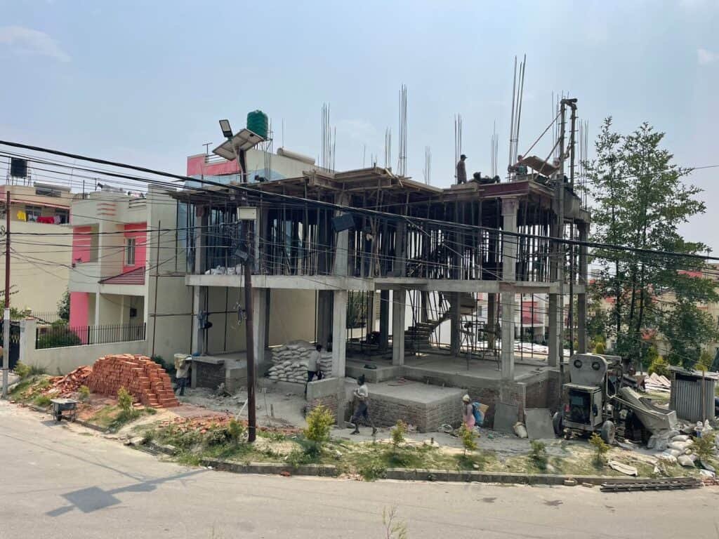construction in jhamsikhel