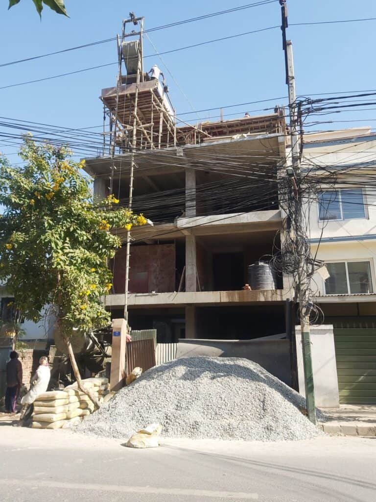 construction in lalitpur